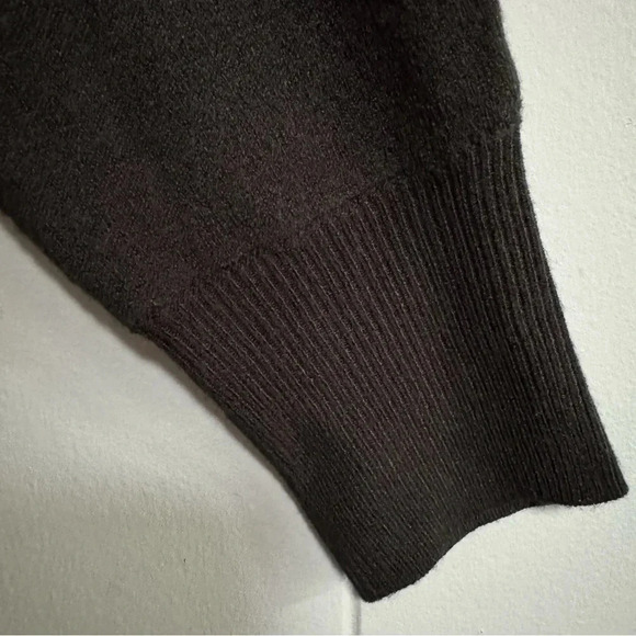 DG2 DIANE GILMAN Black Dolman Sleeve Sequin Peacock Sweater Dress Tunic … - Picture 4 of 6